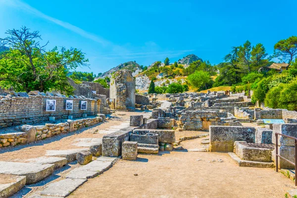 Parc Archéologique Glanum Près Saint Remy Provence Franc — Photo