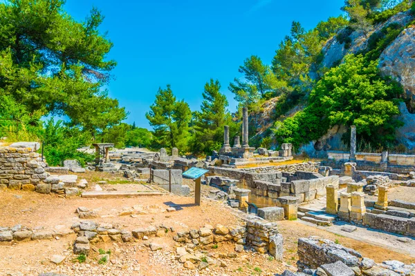 Parque Arqueológico Glanum Cerca Saint Remy Provence Franc —  Fotos de Stock