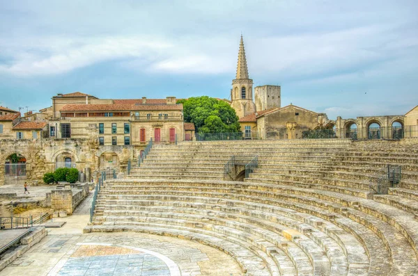 Arles Frangı Bir Antik Tiyatro Kalıntıları — Stok fotoğraf