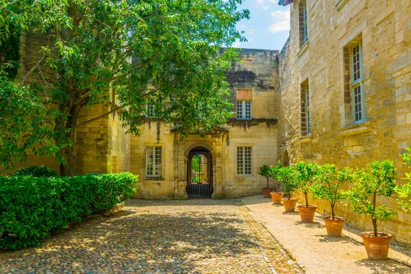 Puerta Del Antiguo Monasterio Cartujo Chartreuse Villeneuve Lez Avignon Franc —  Fotos de Stock