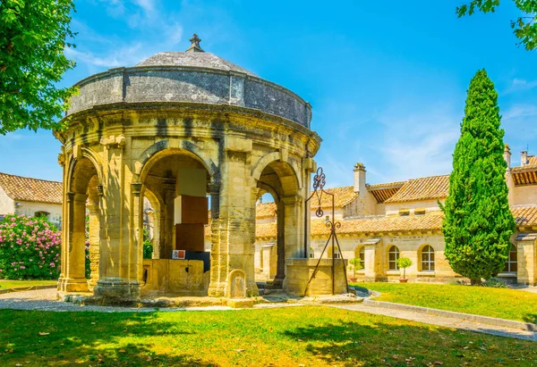 Główny Dziedziniec Pawilon Stary Klasztor Kartuzów Chartreuse Villeneuve Lez Avignon — Zdjęcie stockowe