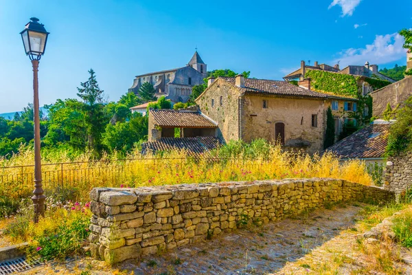 Vista Del Pueblo Saignon Franc — Foto de Stock