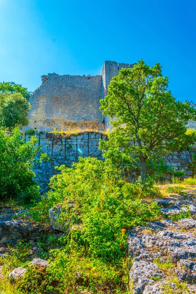 Buoux Kale Bakan Luberon Bölgesel Doğal Parkında Frangı — Stok fotoğraf