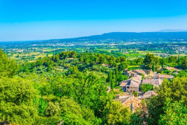 Oppede le Vieux, uçurumdan Luberon bölgesinde, Frangı bir köy tünemiş