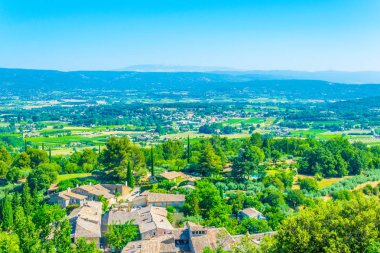 Oppede le Vieux, uçurumdan Luberon bölgesinde, Frangı bir köy tünemiş