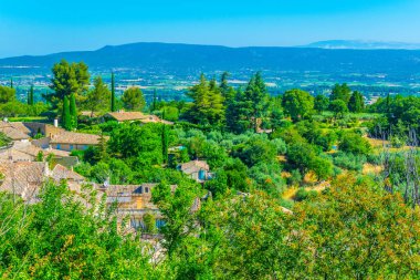 Oppede le Vieux, uçurumdan Luberon bölgesinde, Frangı bir köy tünemiş