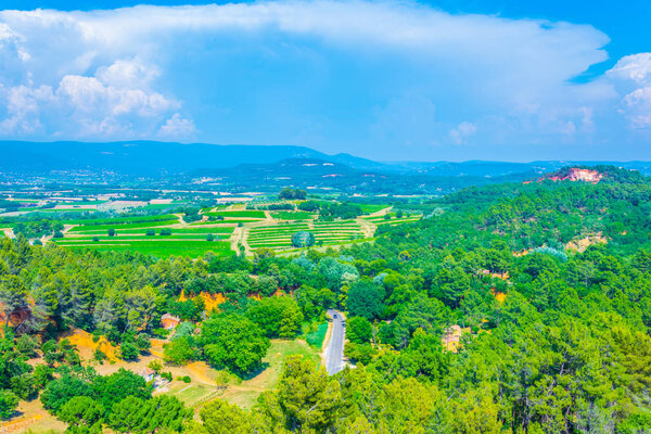 Countryside of Luberon, France