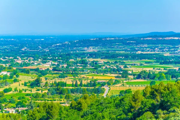 Landschaft Von Luberon Frankreich — Stockfoto