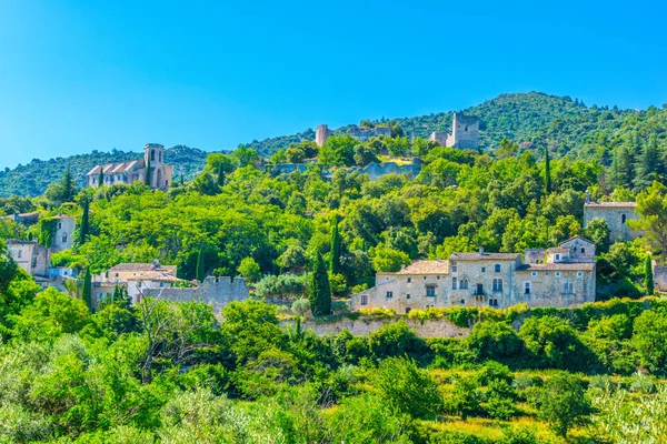 Oppede Село Сиділа Скелі Регіоні Luberon Франк — стокове фото