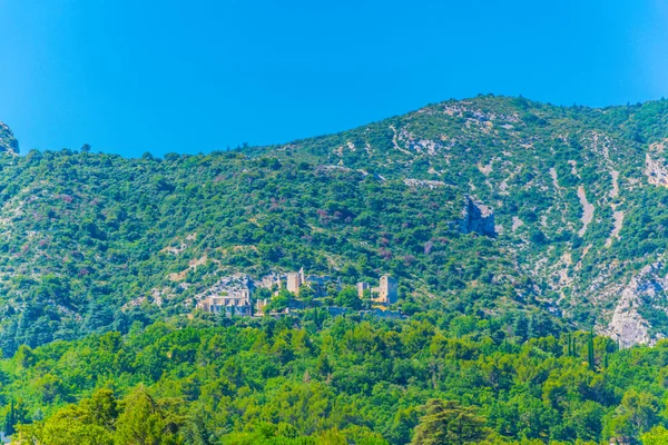 Oppede Vieux Een Dorp Gelegen Een Klif Luberon Regio Franc — Stockfoto