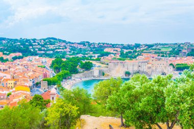 Collioure ve onun Kraliyet Kalesi, Frangı havadan görünümü