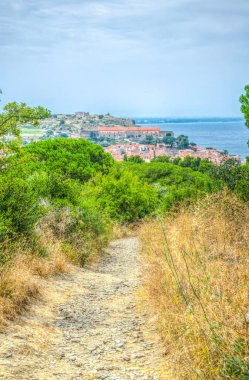 Collioure ve onun Kraliyet Kalesi, Frangı havadan görünümü