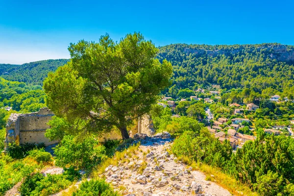 Chateau Philippe Cabassolle Situado Pueblo Fontaine Vaucluse Franc — Foto de Stock