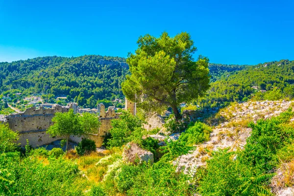 Chateau Philippe Cabassolle Gelegen Fontaine Vaucluse Dorp Franc — Stockfoto