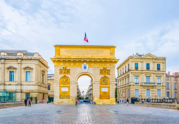 法国蒙彼利埃的凯旋门 — 图库照片