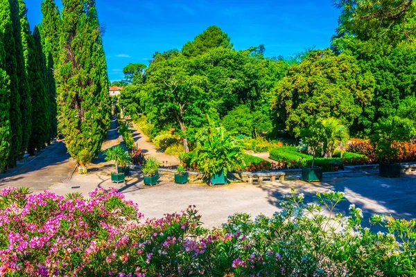 Giardino Botanico Montpellier Franc — Foto Stock