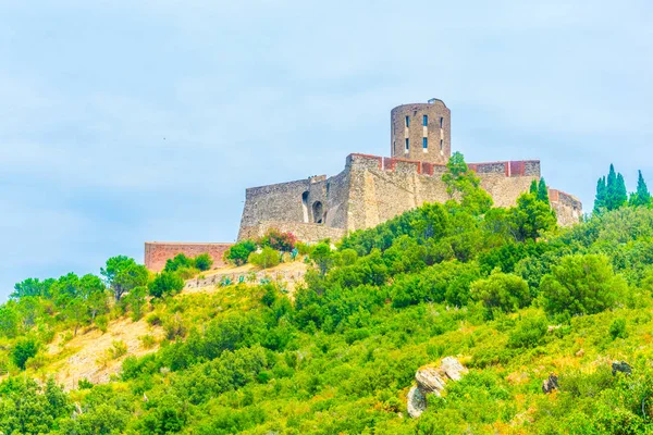 Φρούριο Αγίου Ελμε Κοντά Collioure Φράγκο — Φωτογραφία Αρχείου