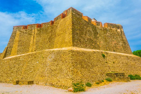 Fort Saint Elme Perto Collioure Franc — Fotografia de Stock