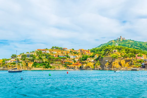 Fort Saint Elme Frangı Collioure Şehir Üzerine Inşa — Stok fotoğraf