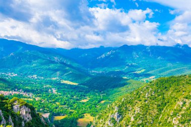 Pirenes Orientales Villefranche de Conflent yakınlarında Franc dilinde