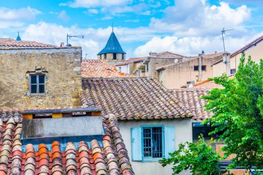 Eski kasaba Carcassonne, Frangı havadan görünümü
