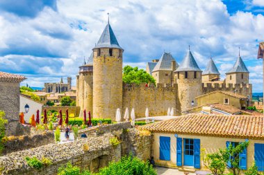 Carcassonne 'daki Chateau Comtal, Franc