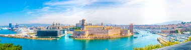 Panorama Fort saint Jean ve Mucem Müzesi Avrupa ve Akdeniz Medeniyetleri, Frangı ile Marsilya