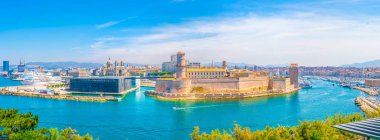 Panorama Fort saint Jean ve Mucem Müzesi Avrupa ve Akdeniz Medeniyetleri, Frangı ile Marsilya