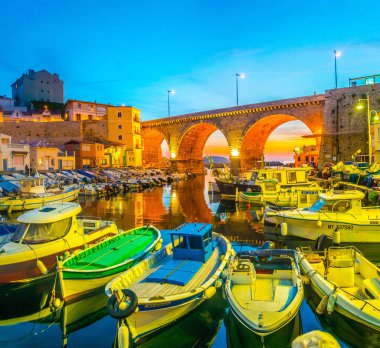 Marsilya Vallon des Auffes limanı, Franc