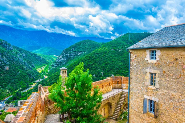 Cour Fort Liberia Villefranche Conflent Village Franc — Photo