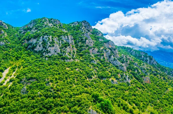 Pyrenees Orientales Villemane Conflent Franc — стокове фото