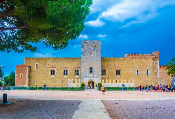 Palacio Los Reyes Mallorca Perpiñán Franco — Foto de Stock