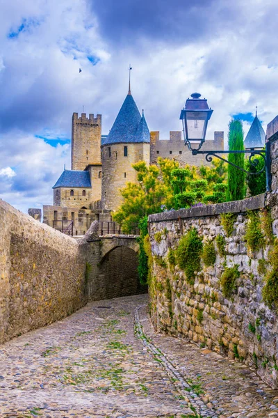 Fortificação Carcassonne Franc — Fotografia de Stock