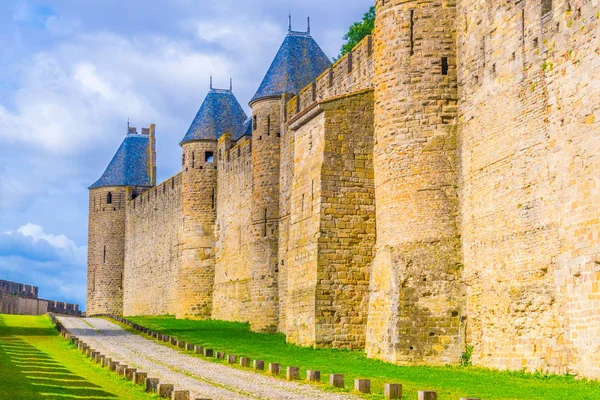 Fortificação Carcassonne Franc — Fotografia de Stock