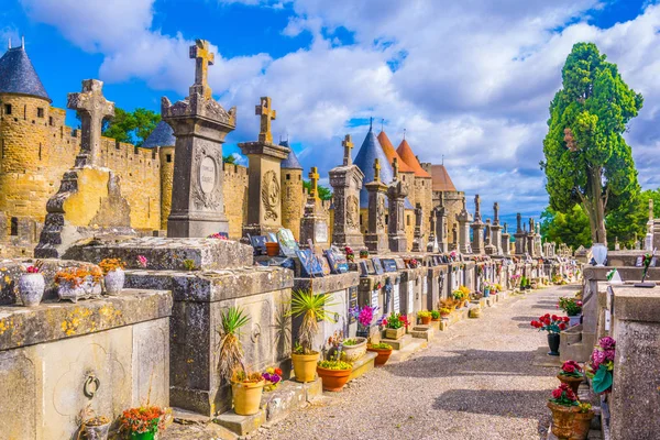 Friedhof Von Carcassone Franc — Stockfoto