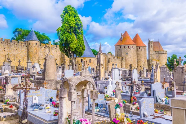 Friedhof Von Carcassone Franc — Stockfoto