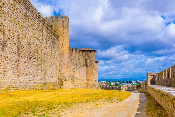 Fortification Carcassonne Franc — Stock Photo, Image