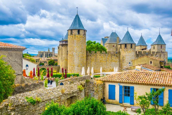 Comtal Chateau Carcassonne Franc — Fotografia de Stock