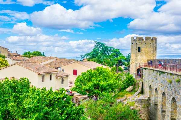 Fortification Carcassonne Franc — Stock Photo, Image