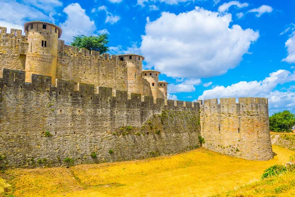 Fortificación Carcasona Franco — Foto de Stock