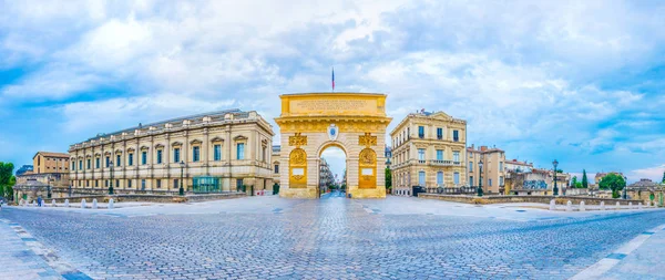 Łuk Triumfalny Montpellier Franc — Zdjęcie stockowe