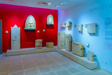 Vaison-La-Romaine, Fransa, 19 Haziran 2017:Interior Vaison-la-Romaine Frangı Arkeoloji Müzesi