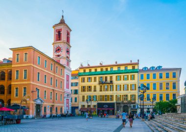 NICE, FRANCE, JUNE 11, 2017: Tour de l'Horloge at Nice, Franc