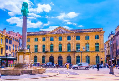AIX-EN-PROVENCE, FRANCE, JUNE 18, 2017: Post Office at Aix-en-Provence, Franc