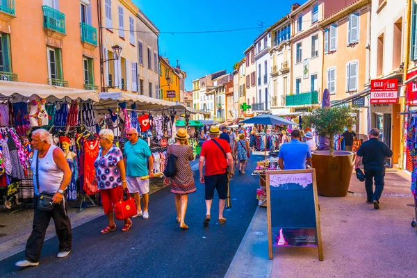 Frejus Francia Junio 2017 Vista Mercado Callejero Frejus Franco —  Fotos de Stock