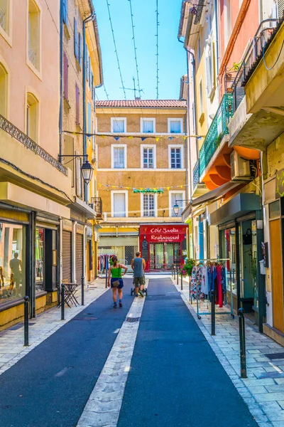 Naranja Francia Junio 2017 Gente Está Paseando Por Una Calle —  Fotos de Stock