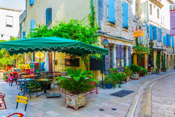 San Remy Provence Junio Francia 2017 Vista Una Calle Estrecha — Foto de Stock