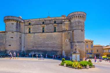 GORDES, FRANCE, JUNE 24, 2017: Gordes castle in Franc