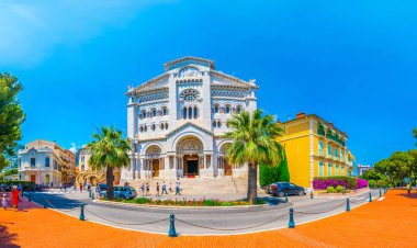 Monaco, Monaco, 17 Haziran 2017: Monaco Saint Nicholas Katedrali
