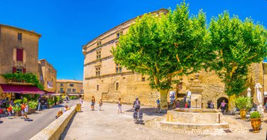 GORDES, FRANCE, JUNE 24, 2017: Gordes castle in Franc